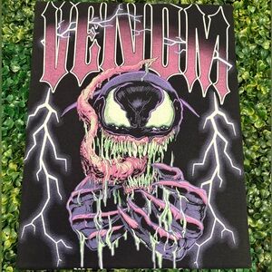 🕸️ Venom Comic Canvas Wall Art